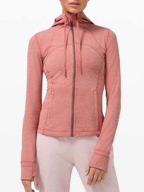 Lululemon Define Jacket *Nulu Heathered Brier Rose EUC